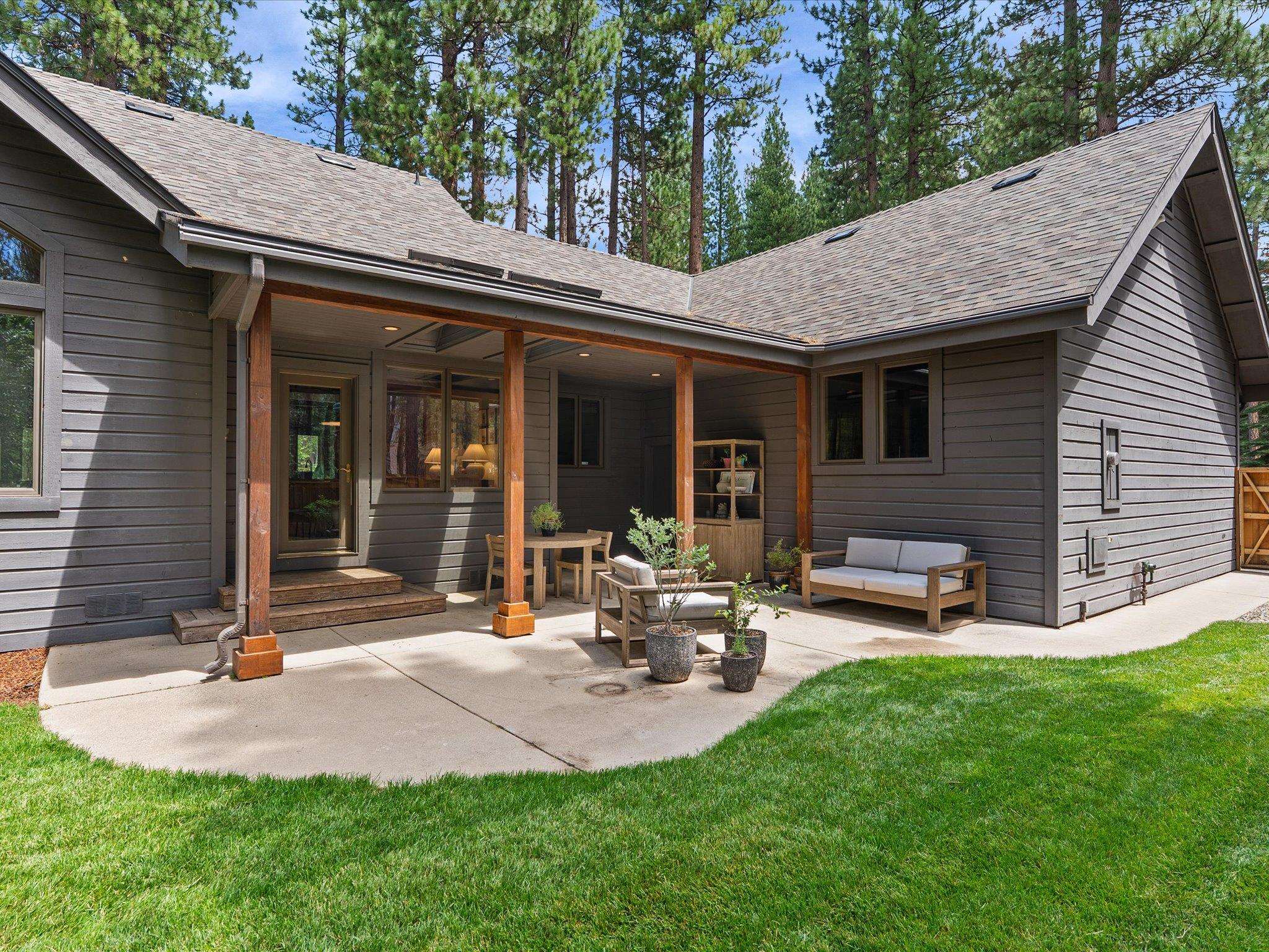 355 Quail View Circle Clio, CA 96106 - Photo 41 of 48 a view of a house with backyard porch and sitting area
