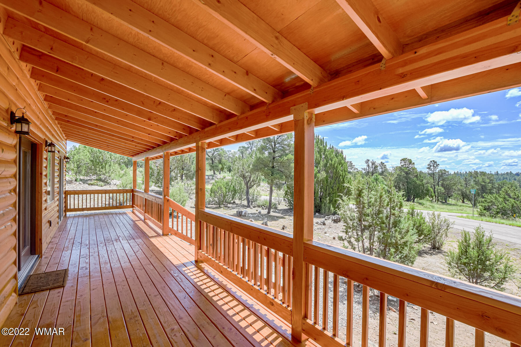 2956 Lodgepole Road Overgaard, AZ 85933 - Photo 5 of 34 a view of porch with green space