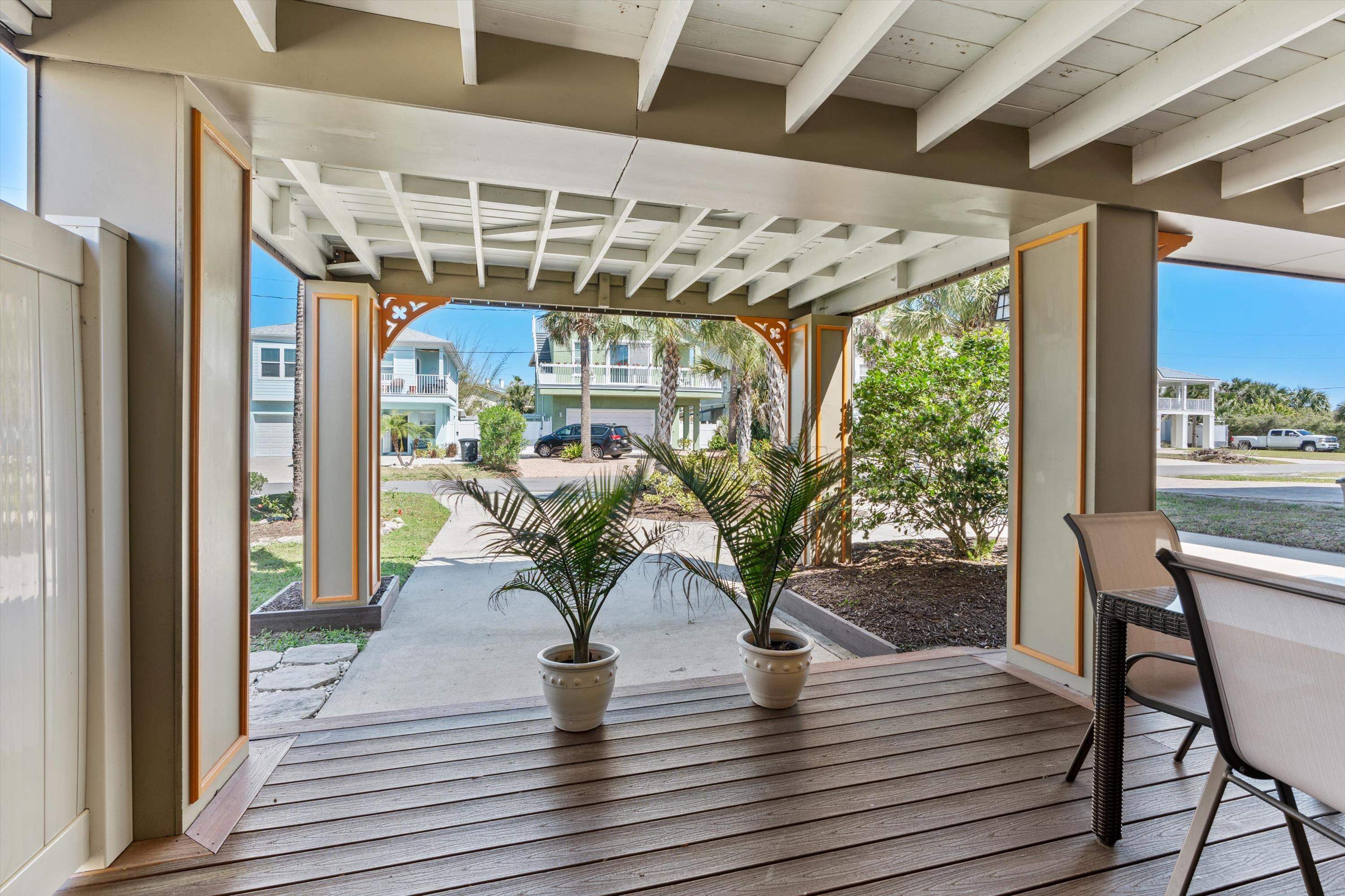 9 3rd Street St. Augustine, FL 32080 - Photo 19 of 25 a view of a dining room with furniture window and wooden floor