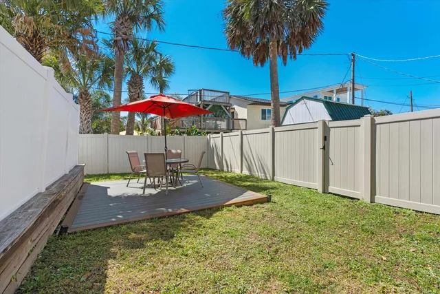 a view of an outdoor sitting area with chairs