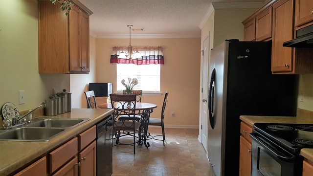 3335 Trotters Ridge Trail Gray, GA 31032 - Photo 4 of 25 a kitchen with granite countertop a sink cabinets and stainless steel appliances