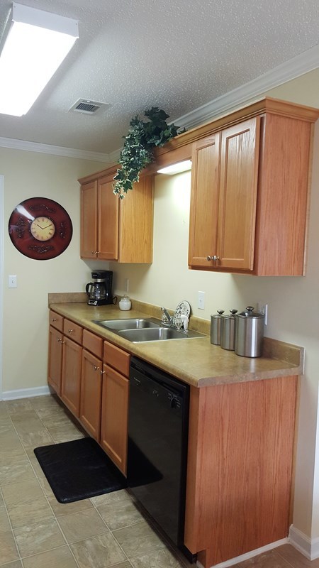 3335 Trotters Ridge Trail Gray, GA 31032 - Photo 9 of 25 a kitchen with a sink a cabinets and appliances