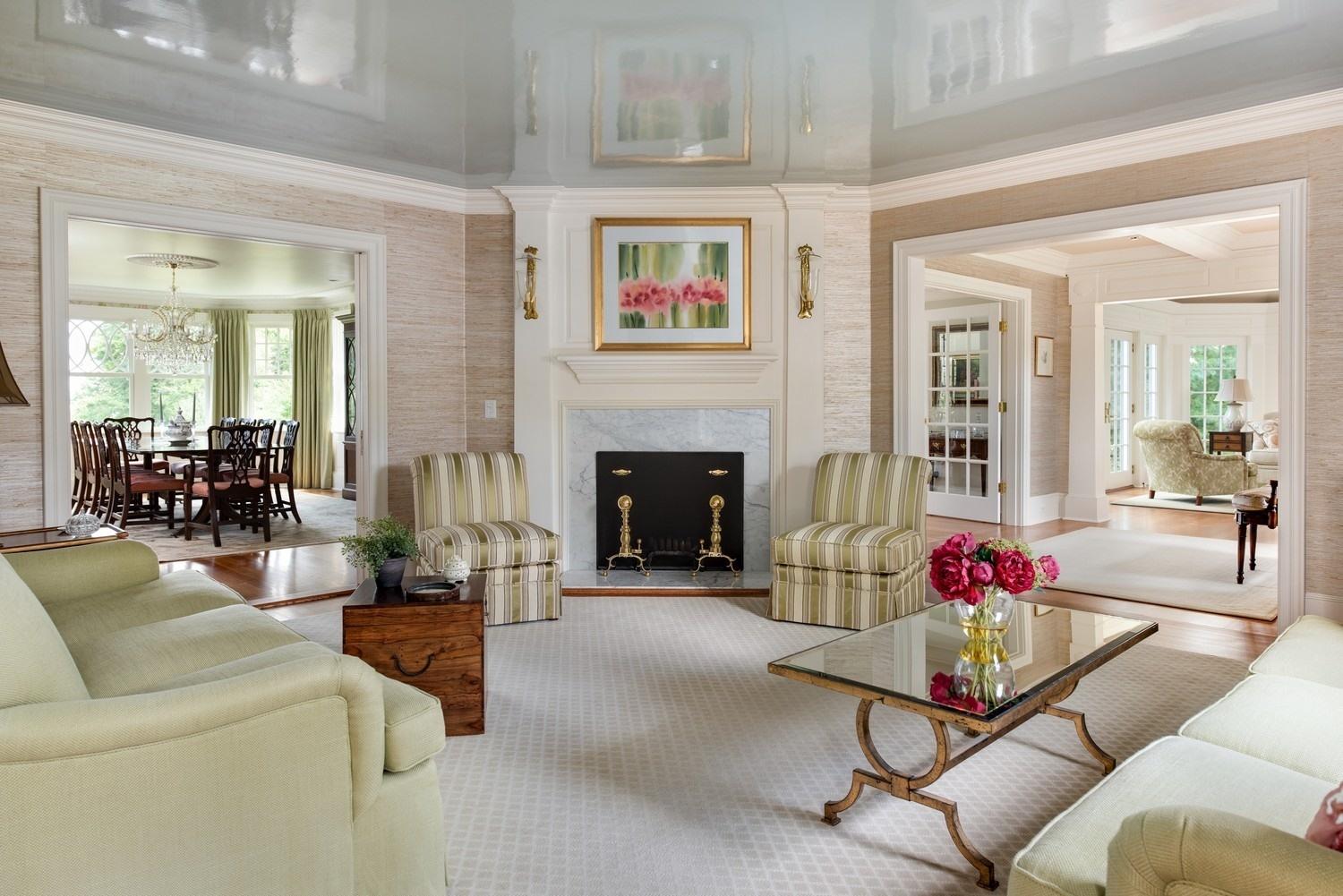 56 Rendezvous Lane Barnstable, MA 02630 - Photo 18 of 35 a living room with furniture and a fireplace