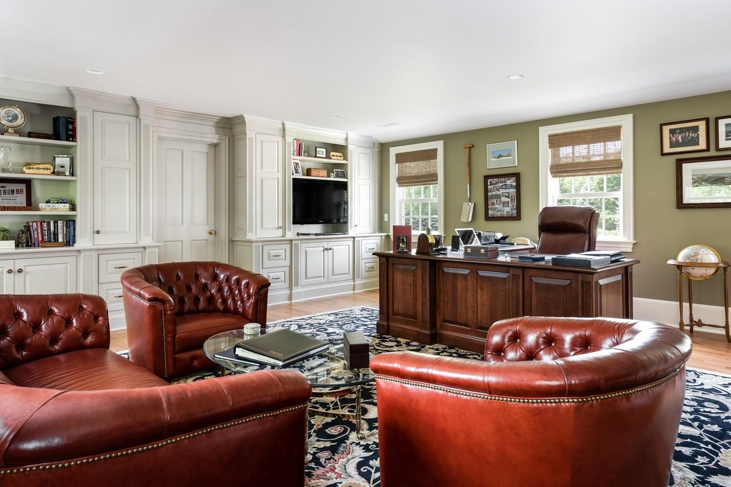 56 Rendezvous Lane Barnstable, MA 02630 - Photo 24 of 35 a living room with furniture and a flat screen tv