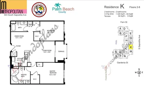 $665,000 | 403 South Sapodilla Avenue, Unit 511, West Palm Beach, FL 33401