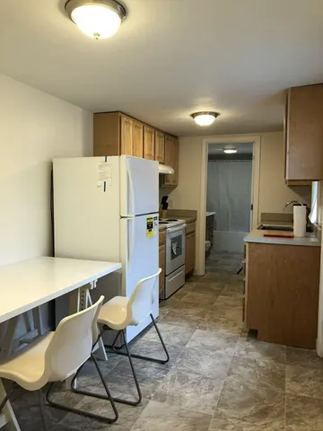 a workspace with furniture