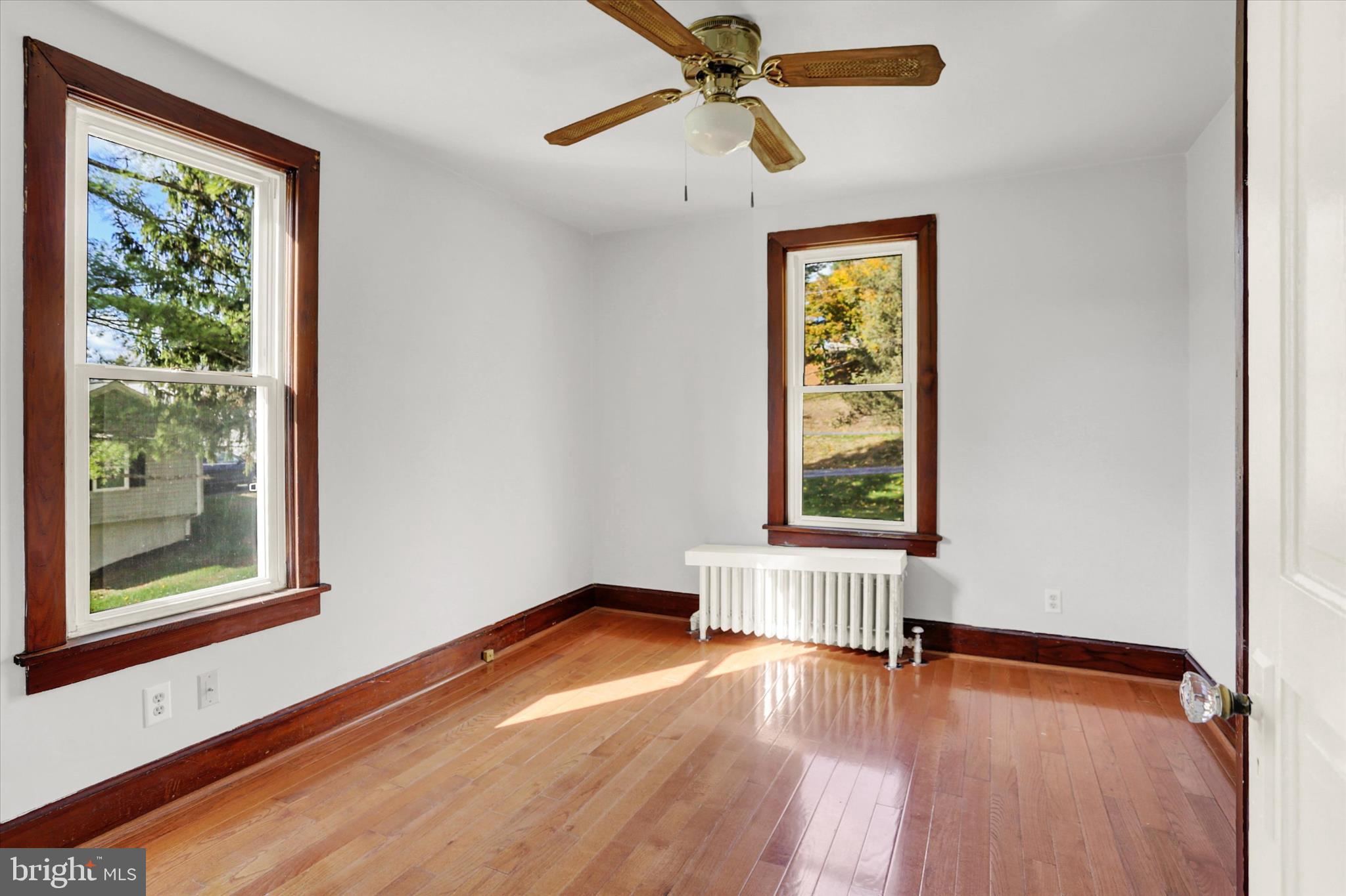 100 Roseglen Road Duncannon, PA 17020 - Photo 18 of 35 a view of empty room with wooden floor and fan