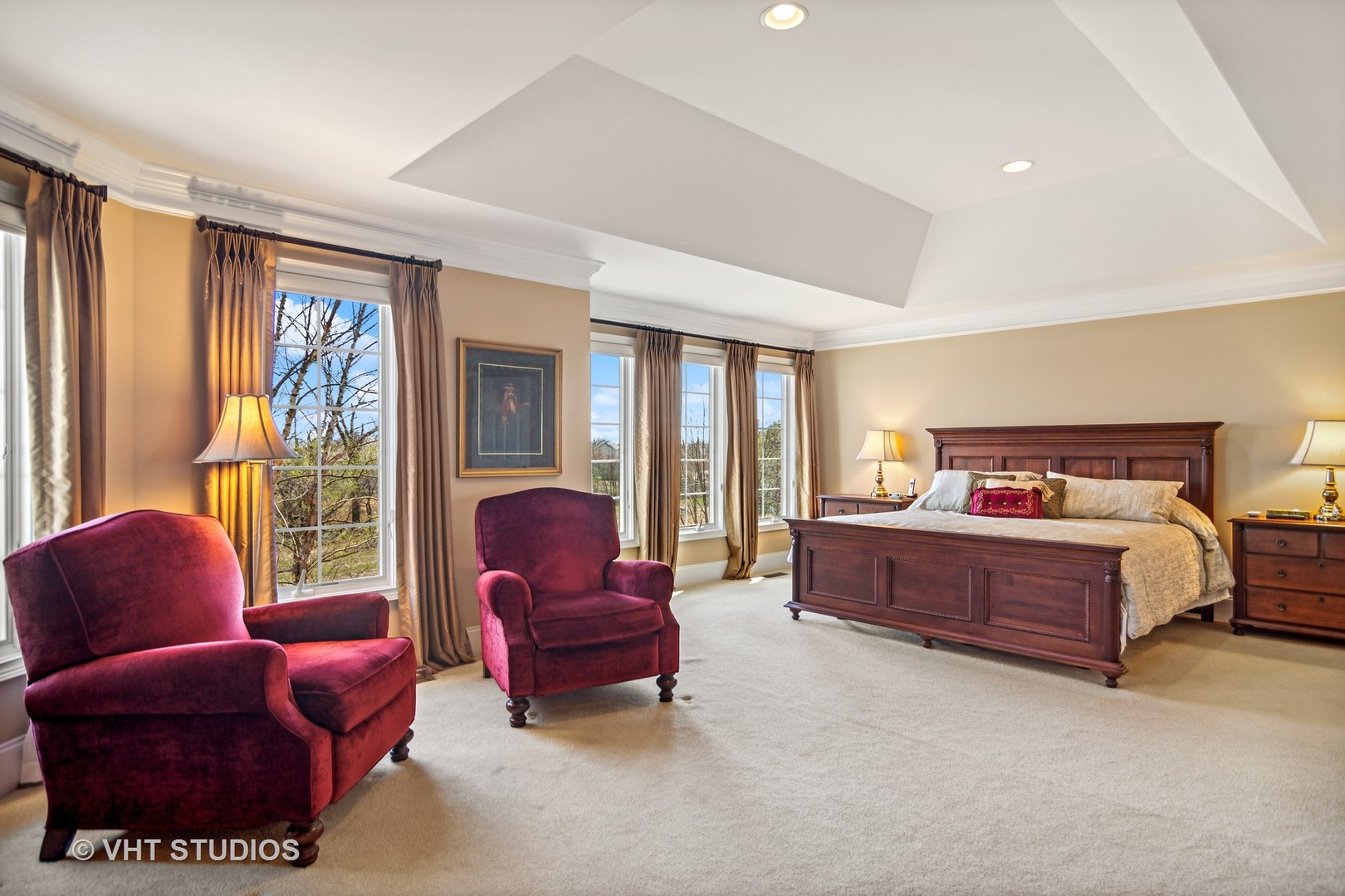 1015 Ridgeview Drive Inverness, IL 60010 - Photo 12 of 29 a spacious bedroom with a bed couch and window