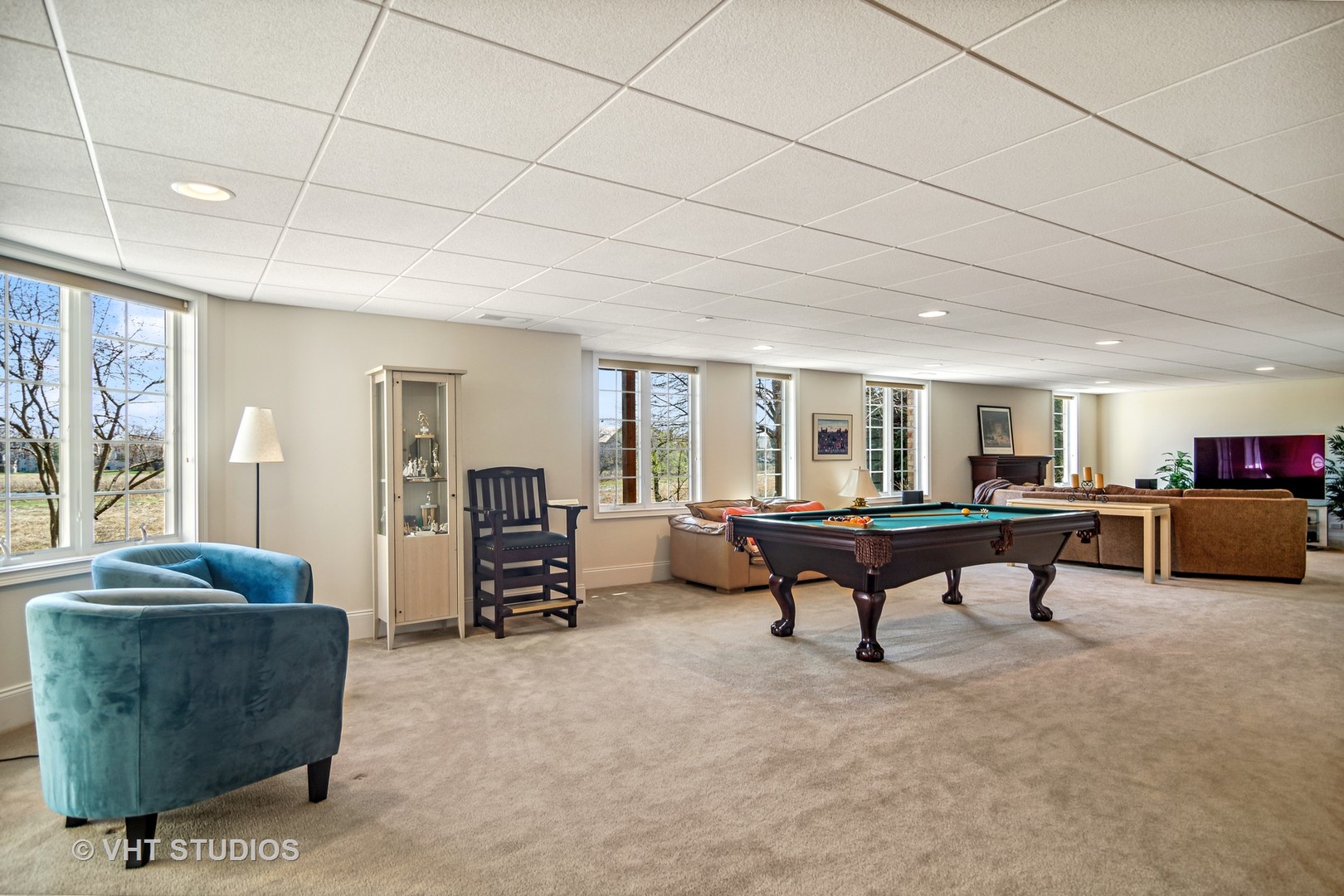 1015 Ridgeview Drive Inverness, IL 60010 - Photo 19 of 29 a living room with furniture and a flat screen tv