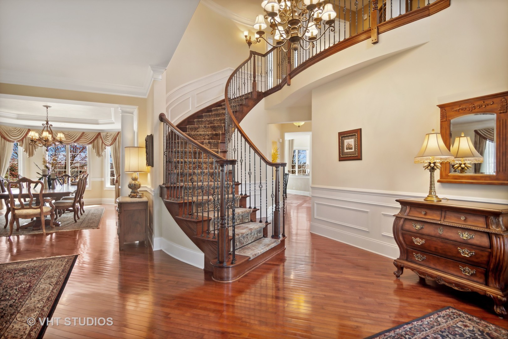 1015 Ridgeview Drive Inverness, IL 60010 - Photo 3 of 29 a view of entryway and hall with wooden floor