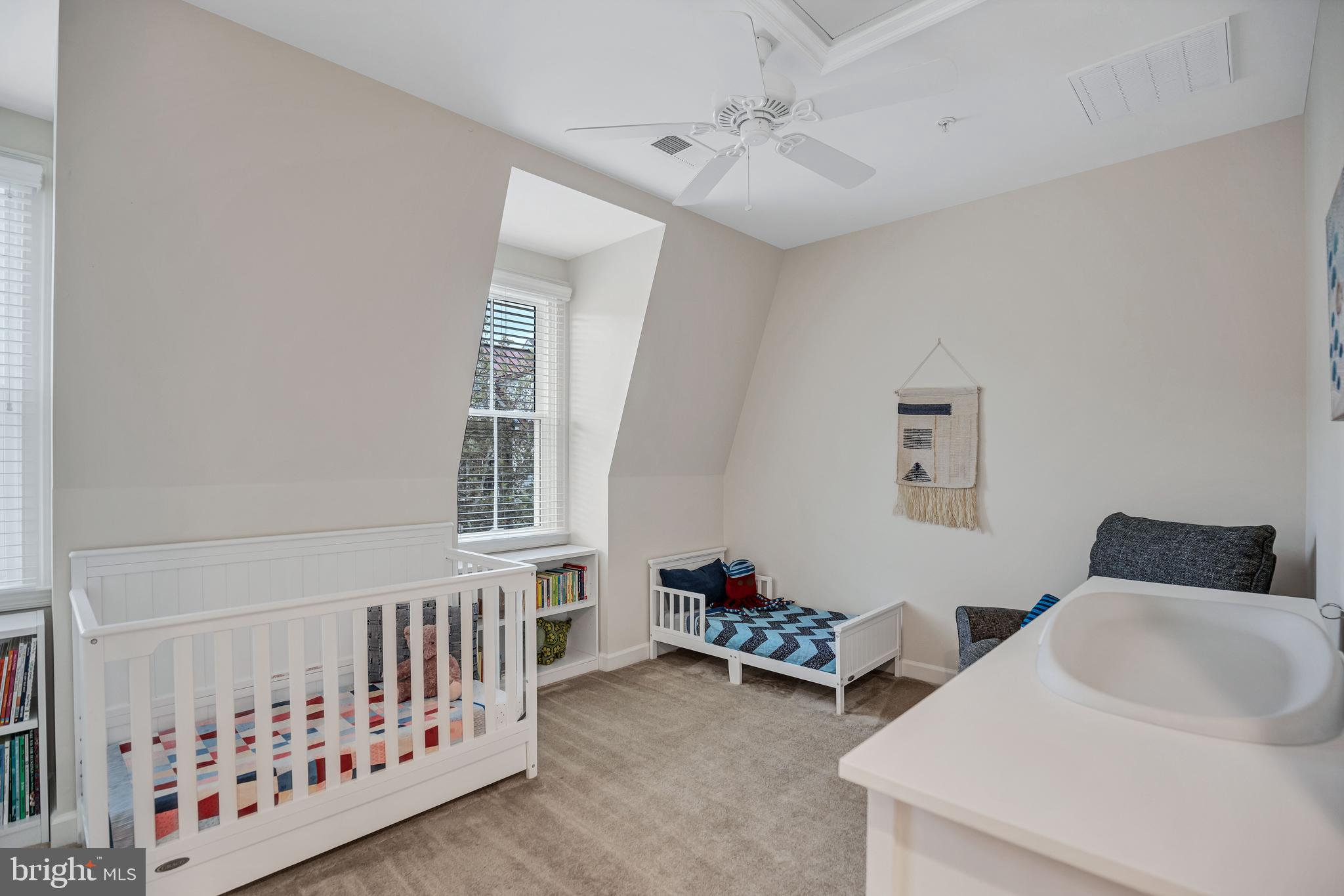 725 Carpenter Road Alexandria, VA 22314 - Photo 32 of 70 Third Bedroom w/ Ceiling Fan