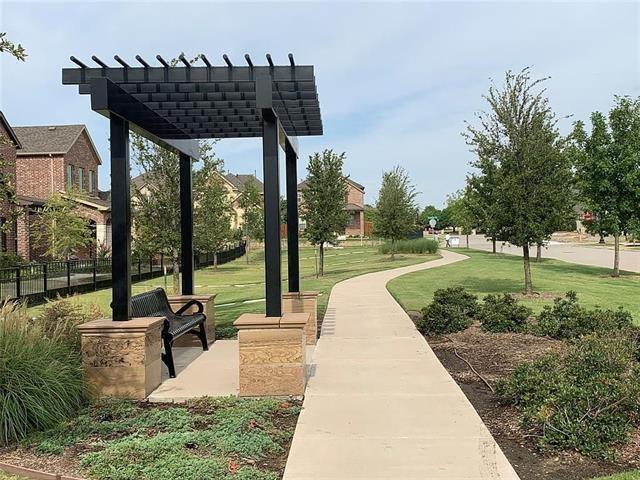 12618 Akenside Road Frisco, TX 75035 - Photo 29 of 31 View of home's community with a yard and a pergola