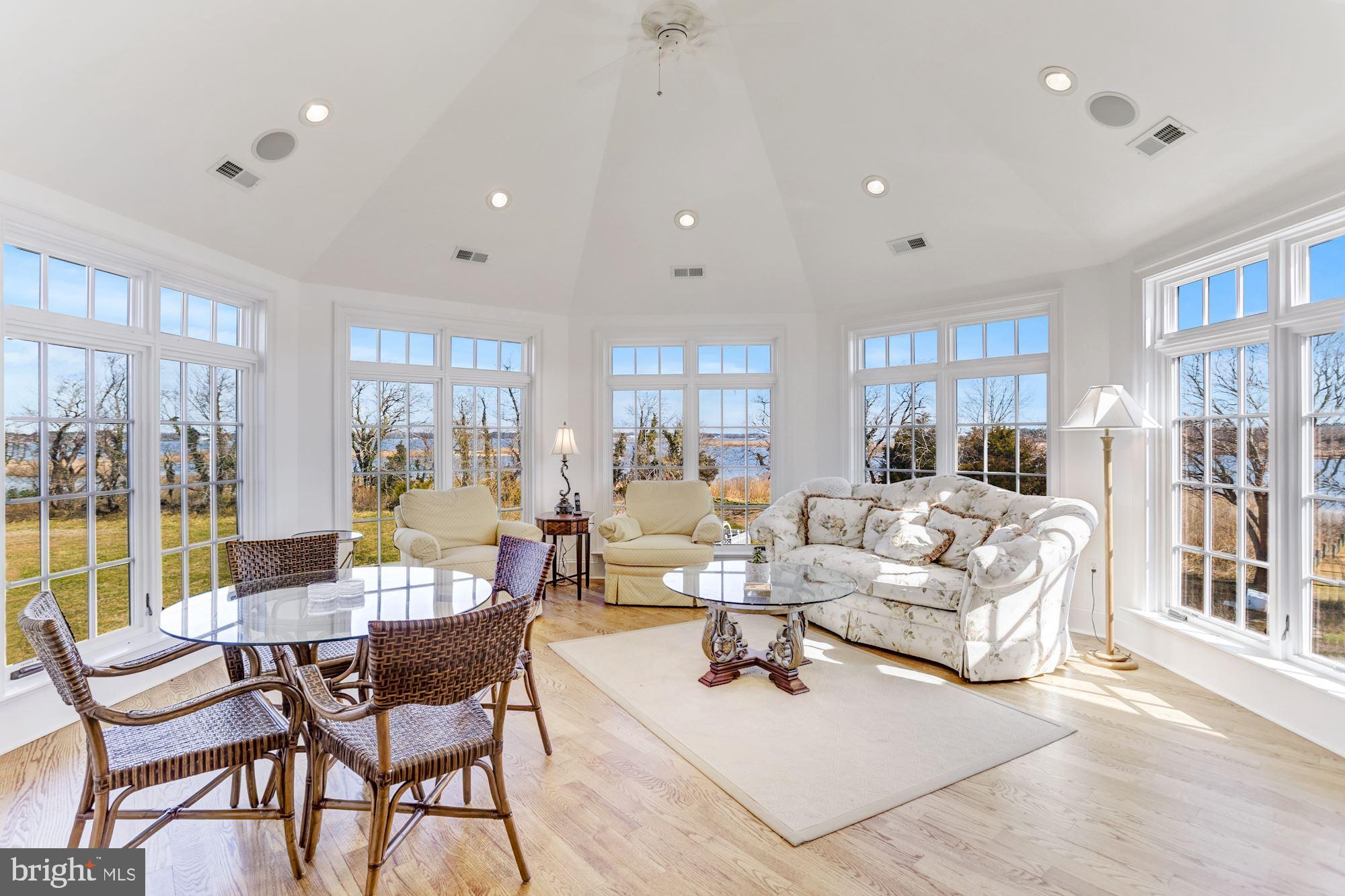 5547 Whitehall Road Cambridge, MD 21613 - Photo 31 of 60 River Viewing Room- Vaulted Ceiling and Wet Bar