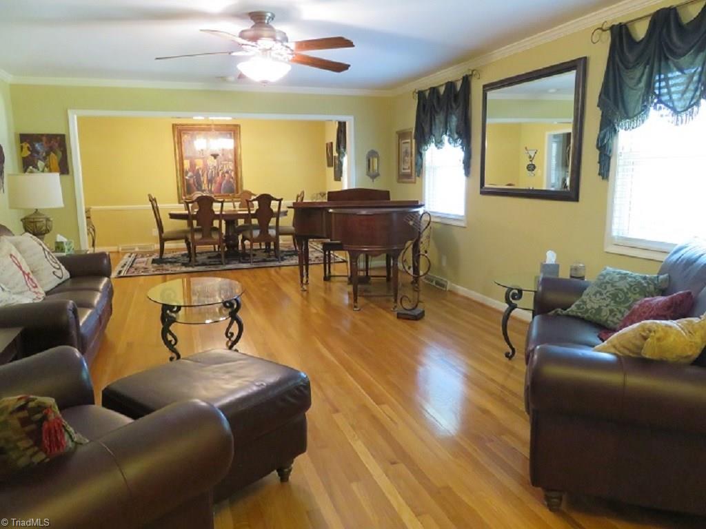221 Pine Ridge Drive High Point, NC 27262 - Photo 5 of 25 Formal living - all rooms have a ceiling fan except the dining room