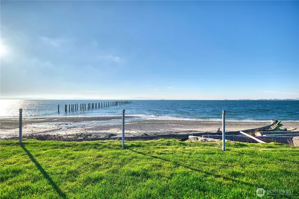 a view of an ocean from a balcony