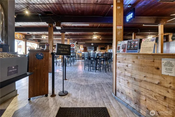 a view of a bar restaurant