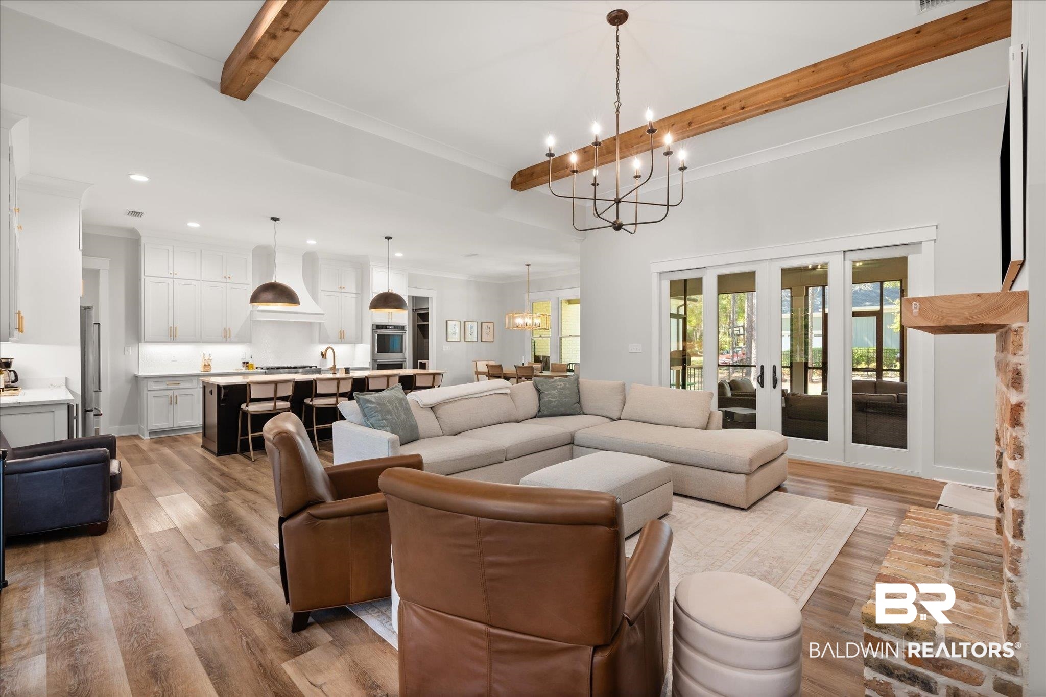 204 Camden Way Fairhope, AL 36532 - Photo 6 of 39 Great Room to Kitchen
