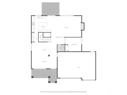 a picture of a bench in the window