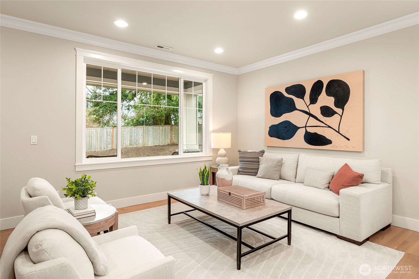 24026 Meridian Avenue South Bothell, WA 98021 - Photo 5 of 30 a living room with furniture and a large window