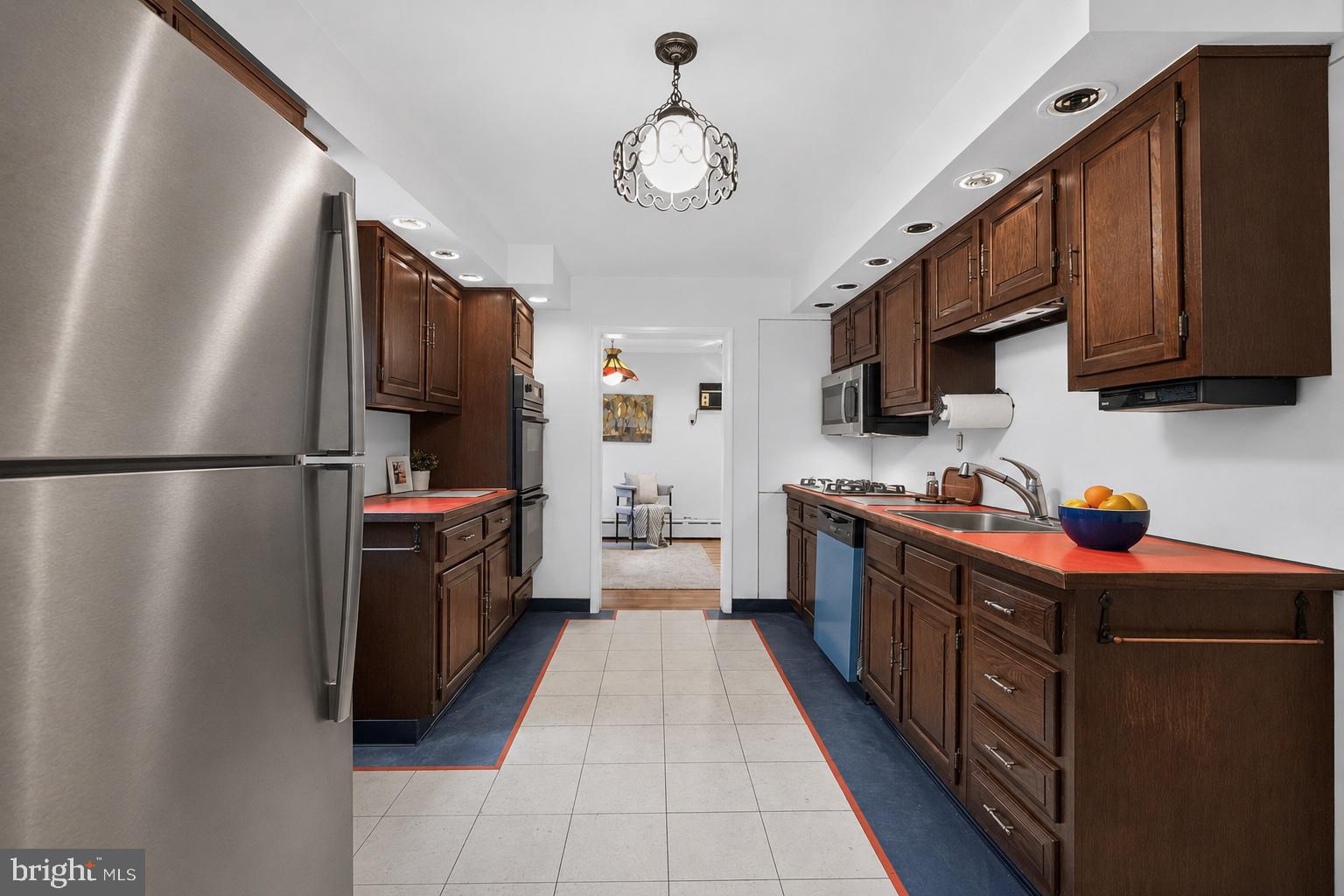 448 Valley Road Elkins Park, PA 19027 - Photo 13 of 25 Charming kitchen with rich wood accents.