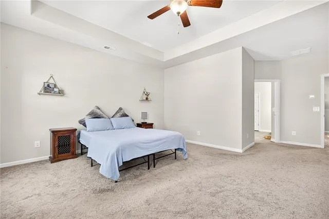 a bathroom with a double vanity sink and mirror