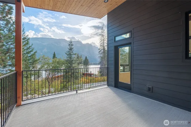a bathroom with double sink and a mirror