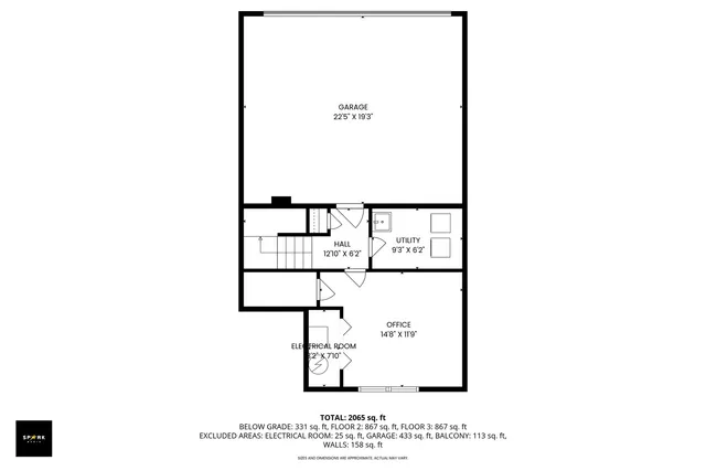 a picture of a floor plan