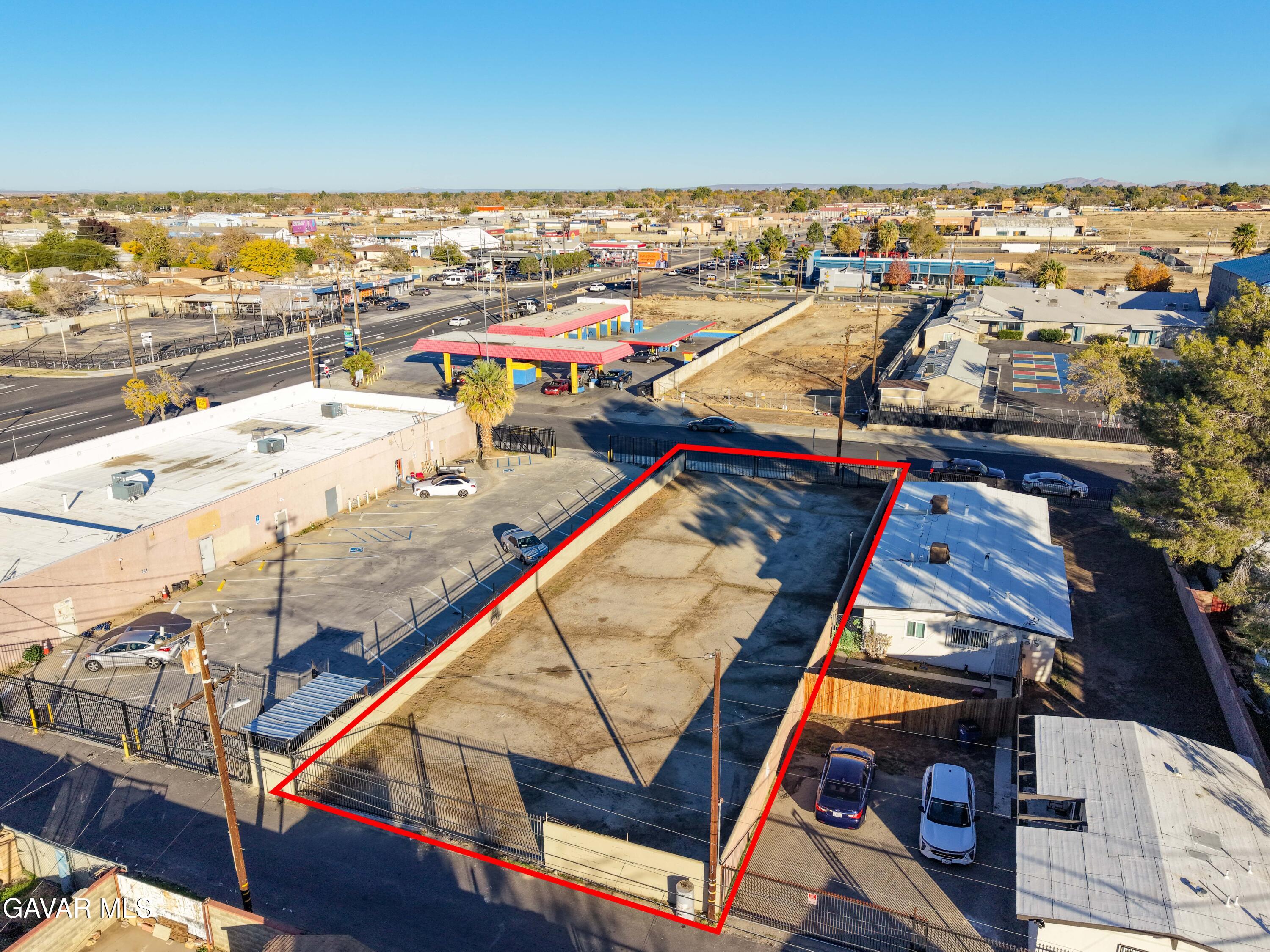 Cedar Avenue Vic Avenue, Unit J Lancaster, CA 93534 - Photo 9 of 14 an aerial view of residential houses with outdoor space
