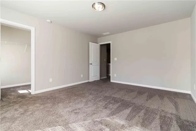 a view of an empty room