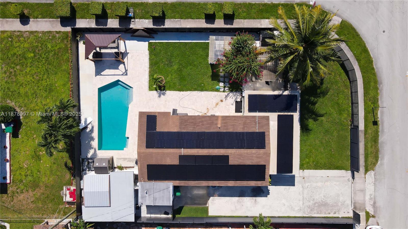 10370 Southwest 34th Street Miami, FL 33165 - Photo 2 of 47 an aerial view of a house with a garden