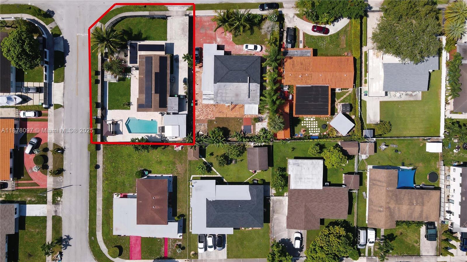 10370 Southwest 34th Street Miami, FL 33165 - Photo 42 of 47 an aerial view of houses with outdoor space and parking