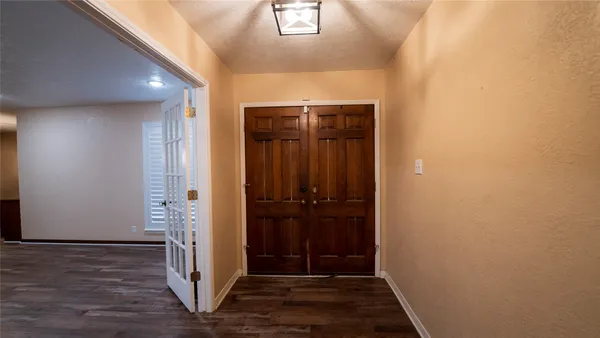 wooden floor in an empty room