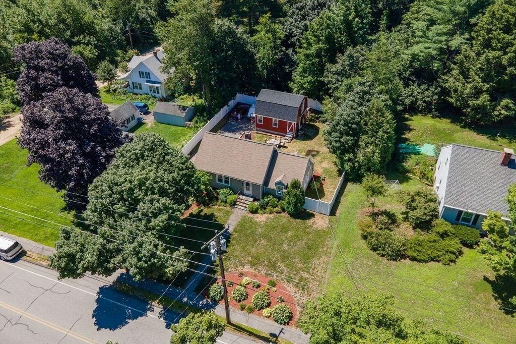 32 Maple Avenue Rutland, MA 01543 - Photo 40 of 42 an aerial view of a house with a garden
