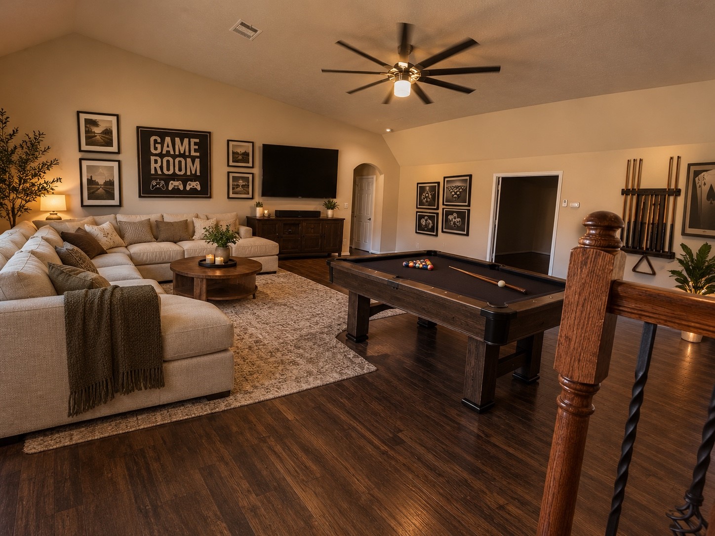 26302 Fox Ridge Lane Katy, TX 77494 - Photo 23 of 44 The game room upstairs is virtually staged but gives you an vision of how to make it look so welcoming.