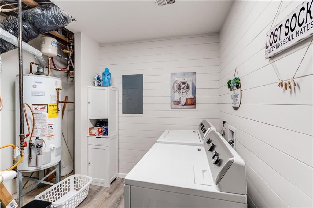 384 Springbrooke Trail Dallas, GA 30157 - Photo 25 of 31 a utility room with dryer and washer