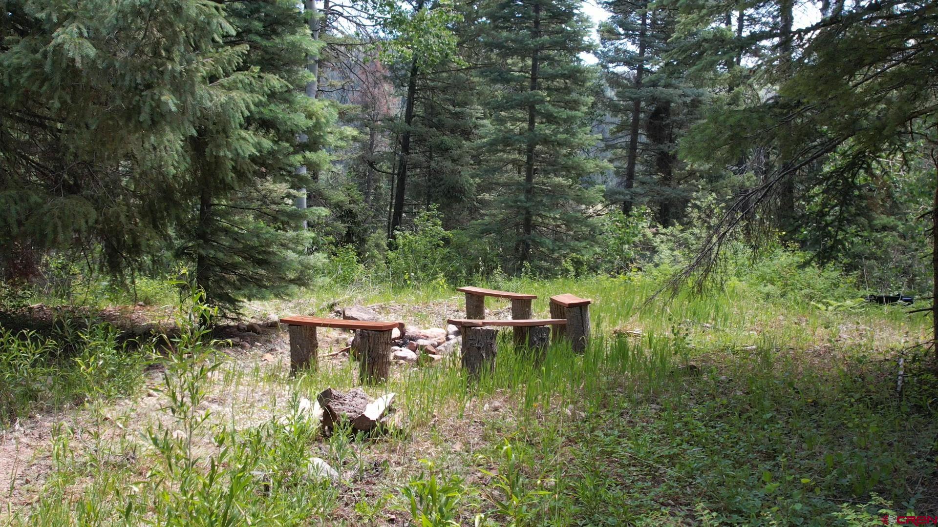 504 Weminuche Road Pagosa Springs, CO 81147 - Photo 14 of 44 a backyard of a house with lots of green space and lake view