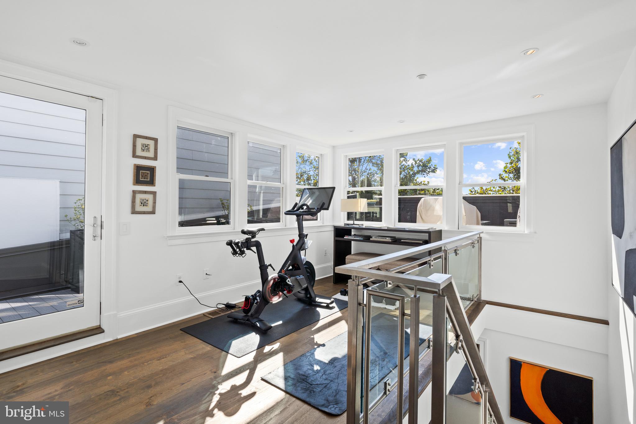 1341 Q Street Northwest, Unit B Washington, DC 20009 - Photo 24 of 31 a view of a room with gym equipment