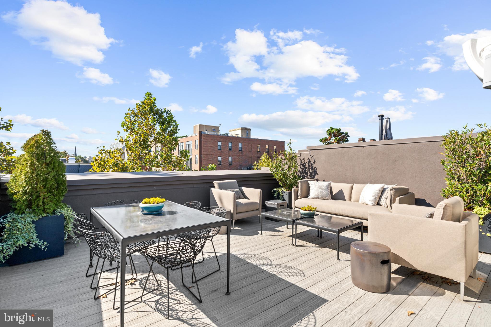 1341 Q Street Northwest, Unit B Washington, DC 20009 - Photo 27 of 31 a outdoor living space with furniture and garden view