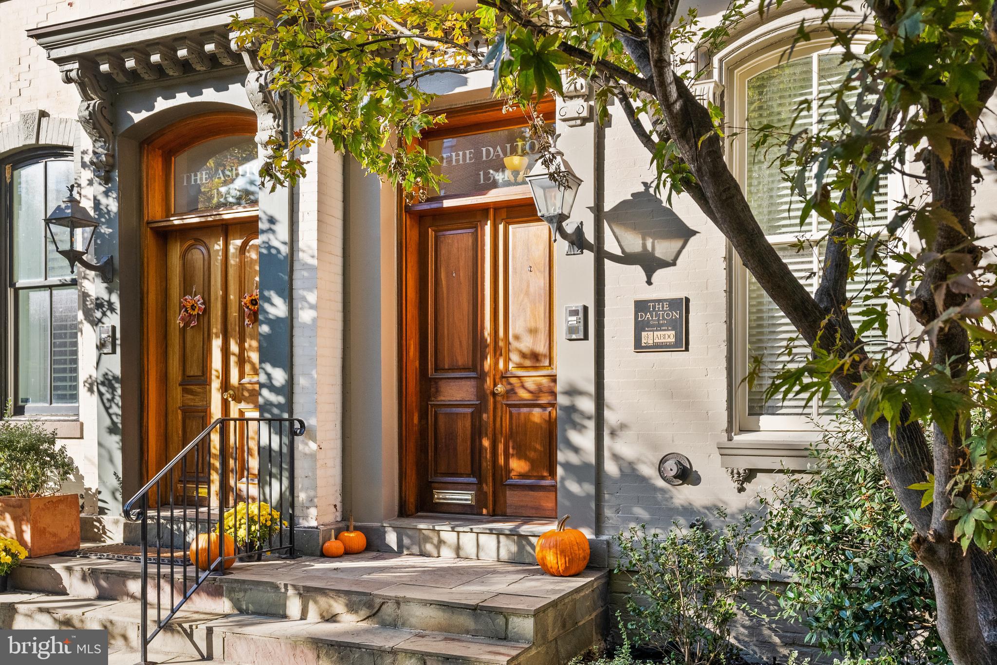 1341 Q Street Northwest, Unit B Washington, DC 20009 - Photo 3 of 31 a front view of a house with a tree