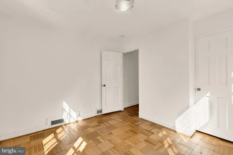 a view of a room with an empty space
