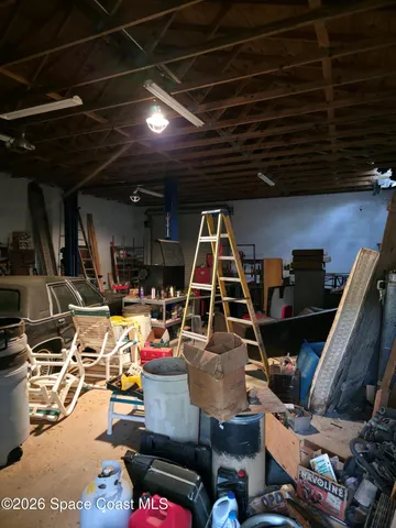 a view of storage and utility room