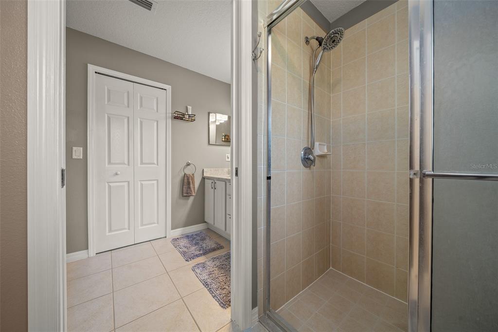 16193 Southwest 14th Avenue Road Ocala, FL 34473 - Photo 40 of 74 a bathroom with a shower and a sink