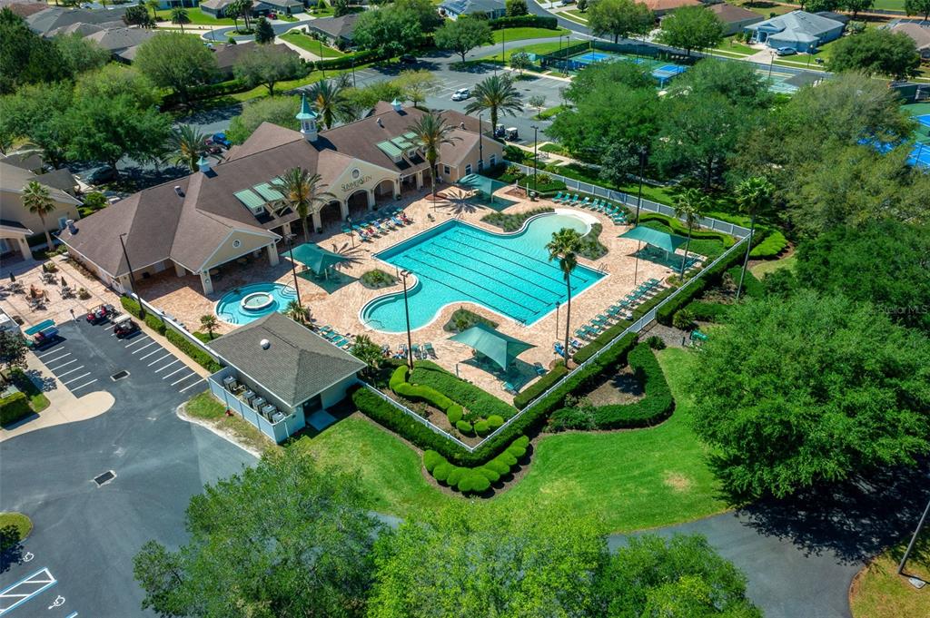 16193 Southwest 14th Avenue Road Ocala, FL 34473 - Photo 66 of 74 an aerial view of a house with garden space and street view