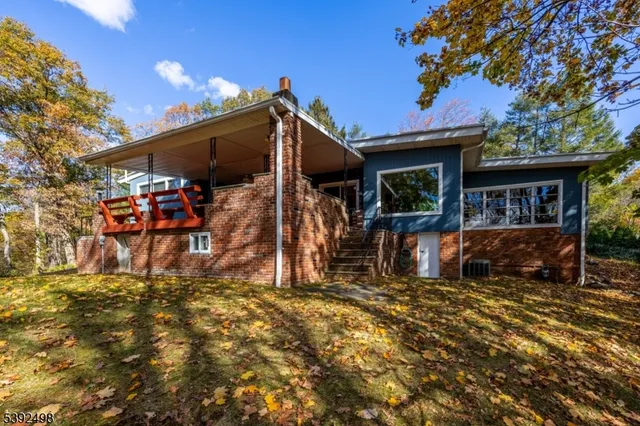 a view of a city and mountains