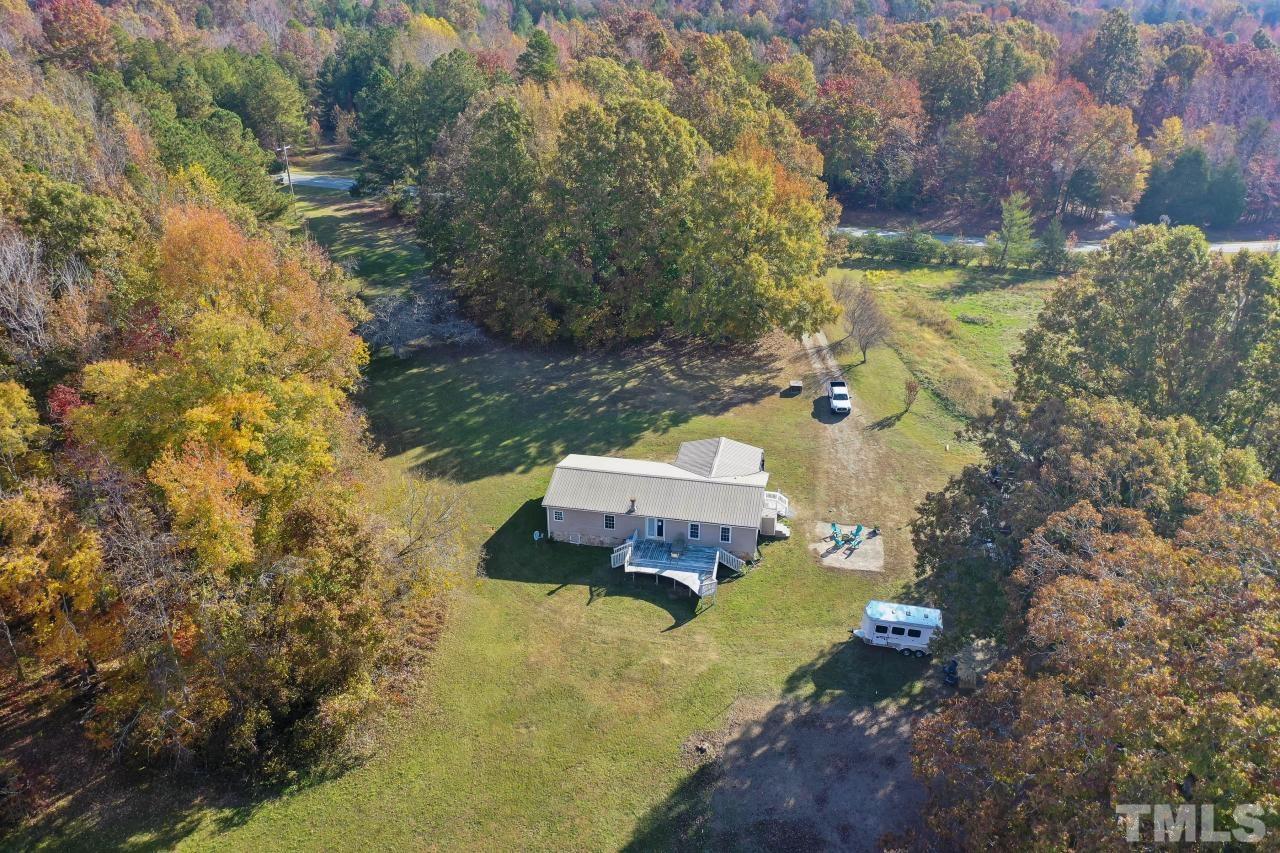 1231 Stoney Mountain Road Rougemont, NC 27572 - Photo 10 of 45 a aerial view of a house with a yard