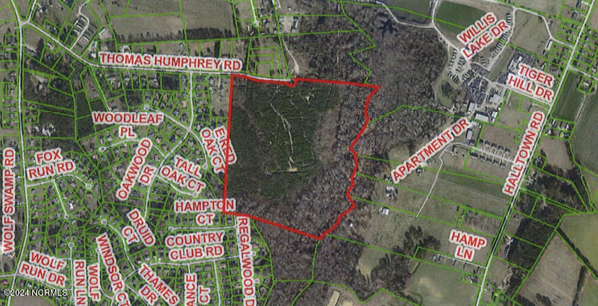 0 Thomas Humphrey Road Jacksonville, NC 28546 - Photo 10 of 11 Tax Map