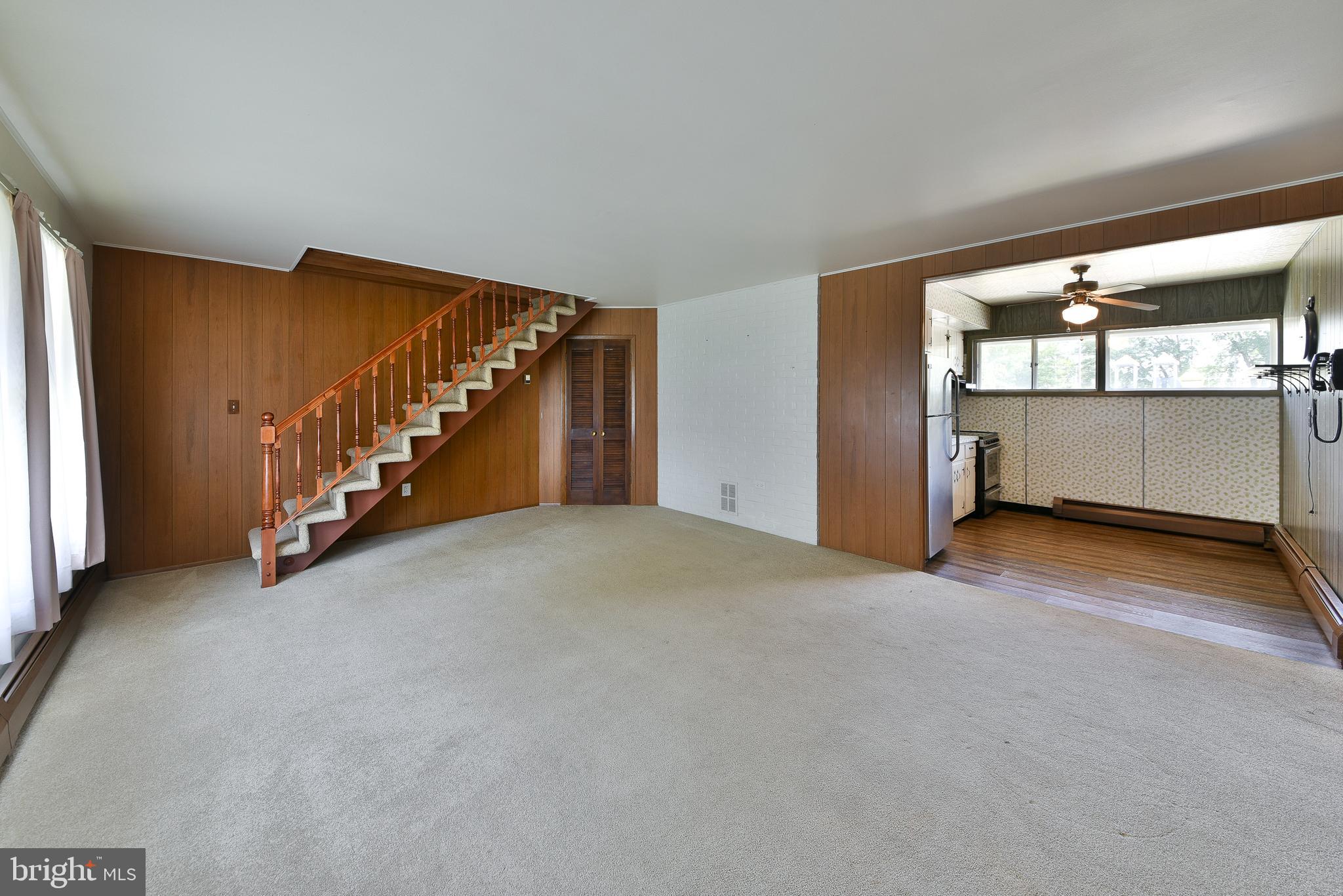 63 Ice Pond Road Levittown, PA 19057 - Photo 6 of 25 Living/Dining Area looking onto Kitchen