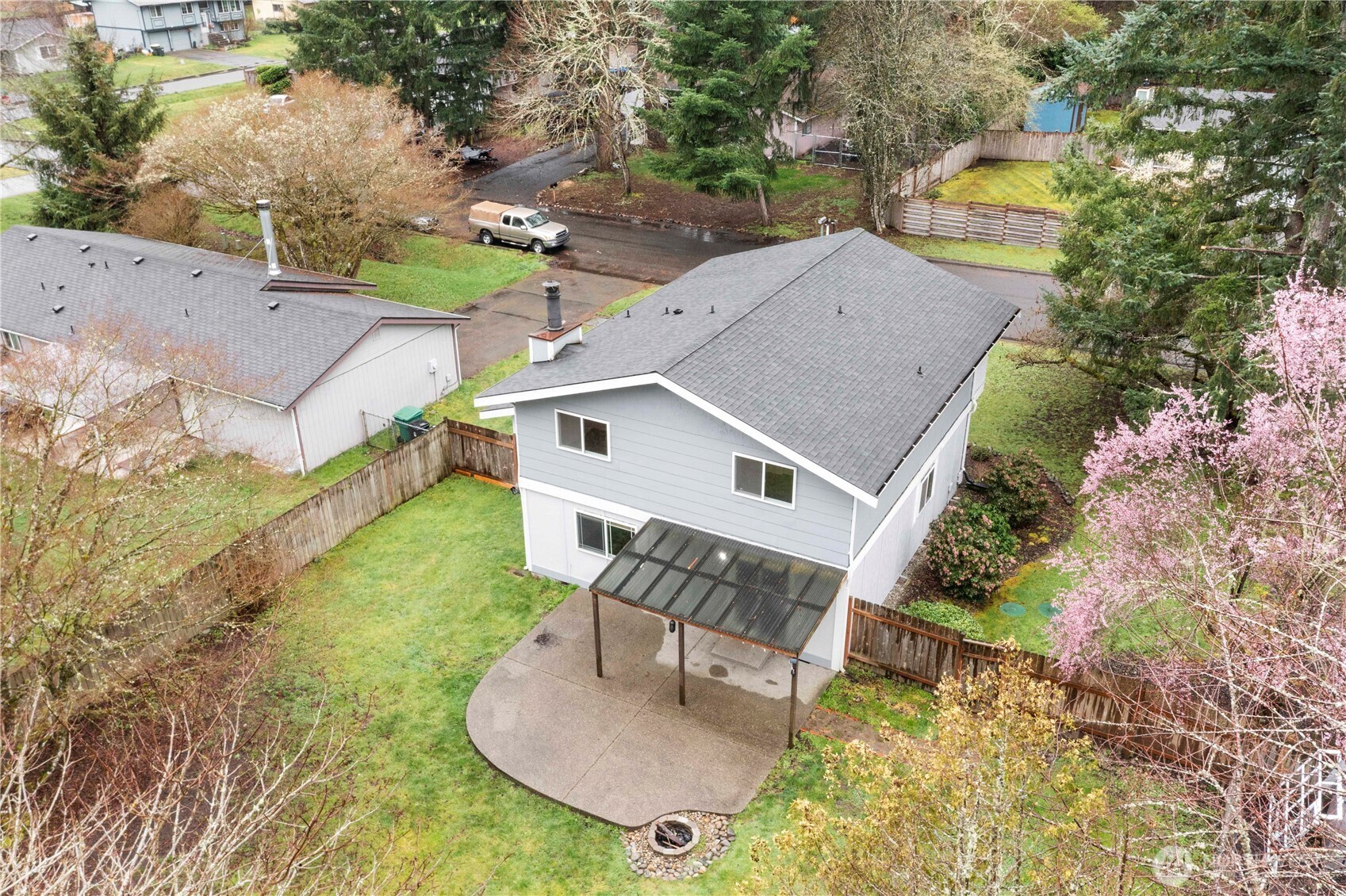 832 Torrey Street Southeast Olympia, WA 98513 - Photo 24 of 27 an aerial view of a house with garden space and street view