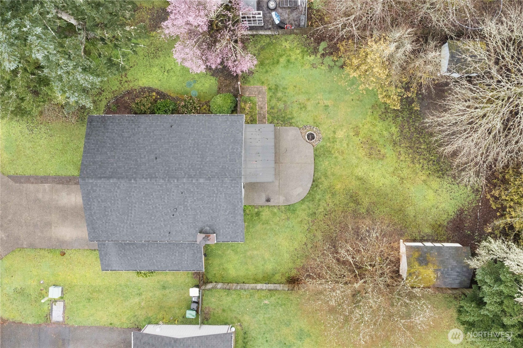 832 Torrey Street Southeast Olympia, WA 98513 - Photo 27 of 27 an aerial view of a house with a yard