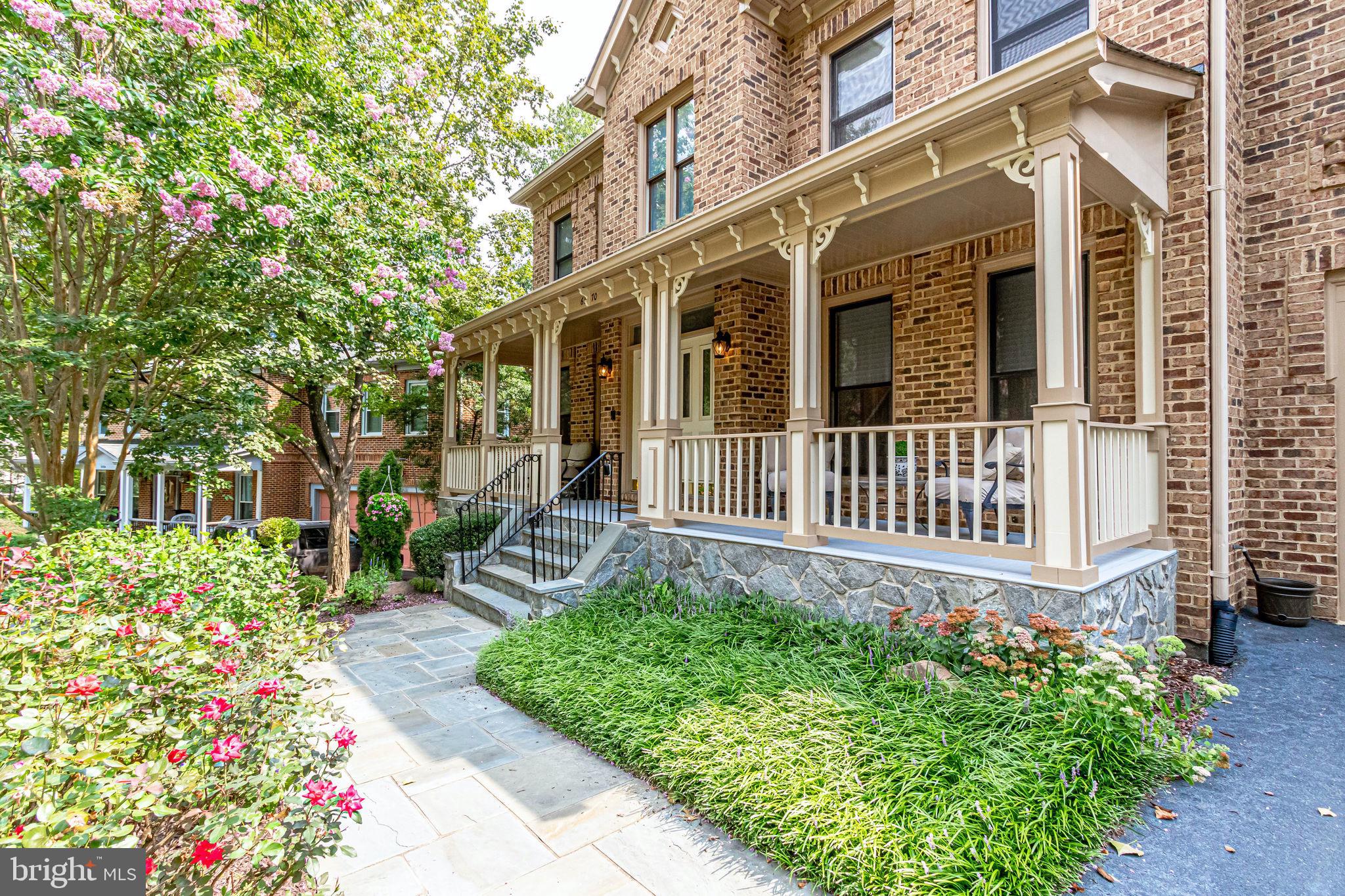 6570 Old Chesterbrook Road McLean, VA 22101 - Photo 2 of 69 Charming front porch with meticulous landscaping